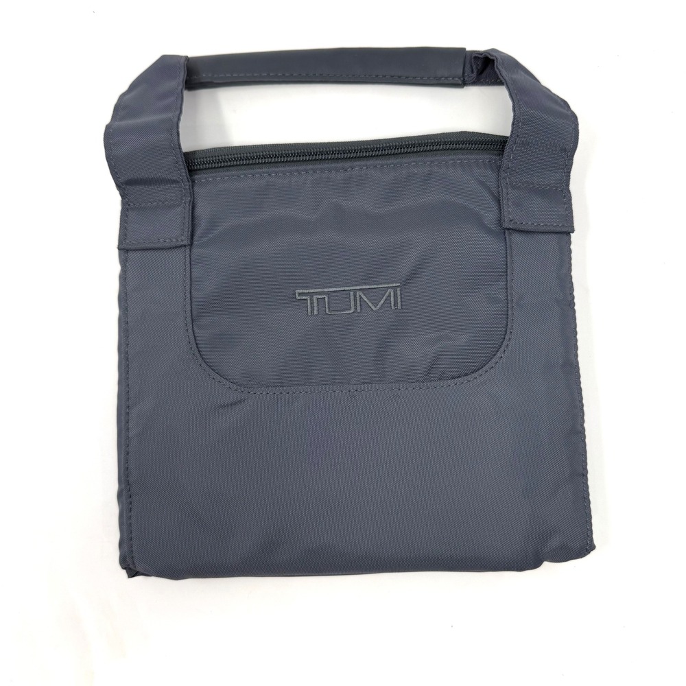 Tumi Just In Case Tote Gray Nylon Packable Travel Bag with Luggage Sleeve